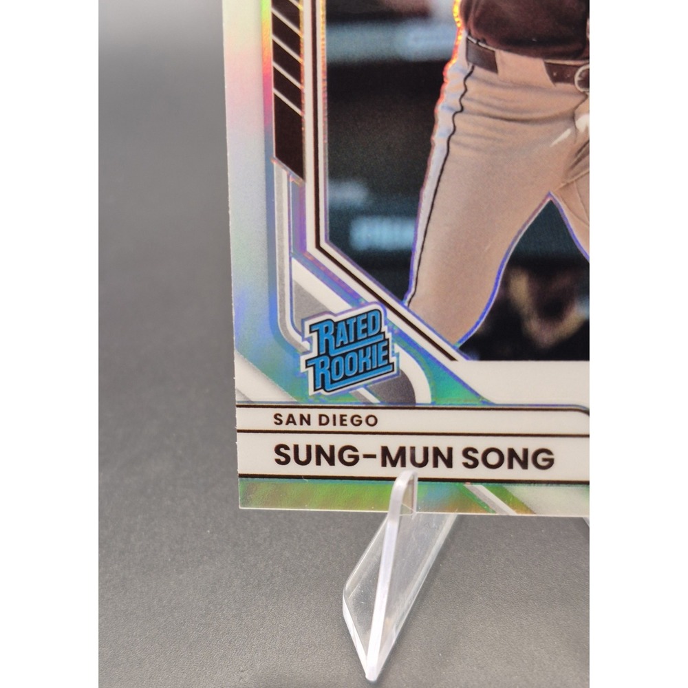 2026 Panini Donruss Baseball Sung-mun Song #15 Rated Rookie Holo Prizm Padres - Picture 6 of 10